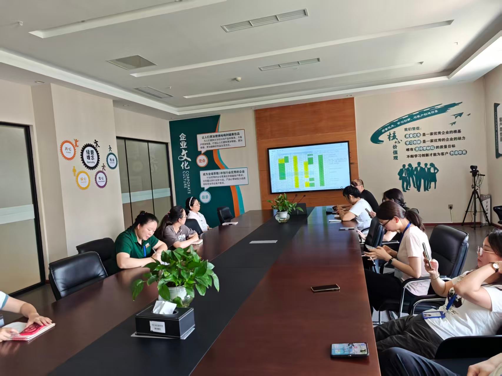 Штотыднёвая нарада Сівера па разглядзе планавання вытворчасці гарантуе своечасовую дастаўку кавамашыны